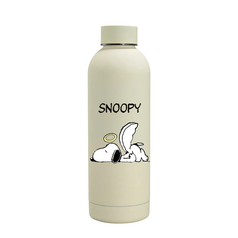 Snoopys Fashion Thermos Bottle Stainless Steel Vacuum Cup Travel Camping Keep Hot Cold Drink Insulated Mug Women Birthday Gifts
