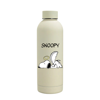 Snoopys Fashion Thermos Bottle Stainless Steel Vacuum Cup Travel Camping Keep Hot Cold Drink Insulated Mug Women Birthday Gifts