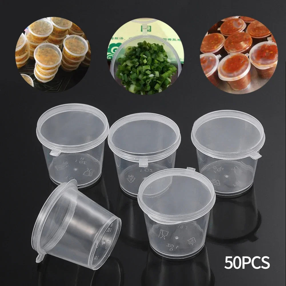 50 Pcs 25/50/100ml Disposable Cups