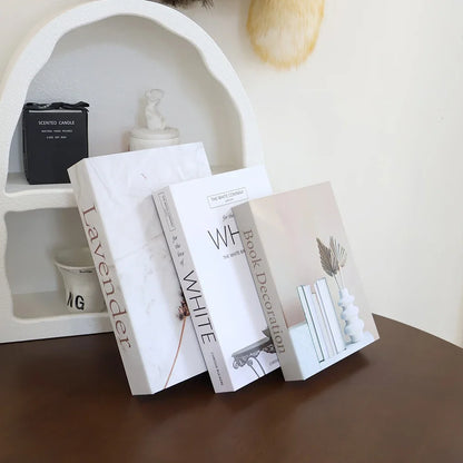 3-pack Luxurious Decoration Can Be Opened Book Box Bookshelf Decor Desk Decoration Living Room Photography Base Props Book Decor
