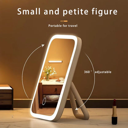 Espejo de Maquillaje LED con Luz Regulable