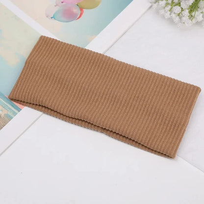 Sports Cycling Wash Face Hairbands Soft Korean Cotton Knitted Headband For Women Girls Bandanas Fashion Hair Accessories