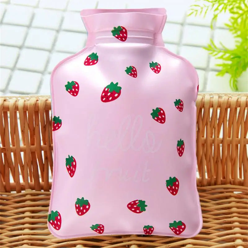 Hot Water Bottle Ideal per a Colorful Water Injection Highly Rated Convenient Handbag Accessory Pocket Cartoon Design