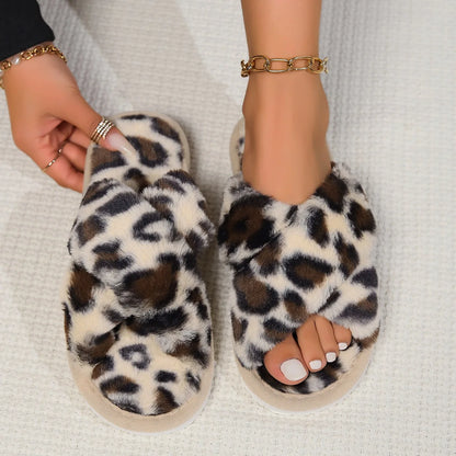 cotton slippers thick soled warm