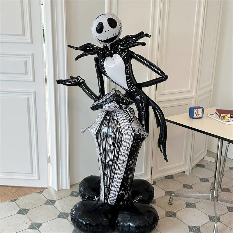Hot Halloween Balloon Decoration Standing Hummy Pumpkin Ghost Witch Halloween Party Large Foil Balloon Inflatable Door Tree Deco