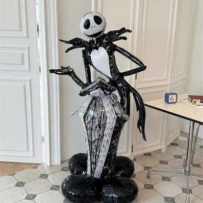 Hot Halloween Balloon Decoration Standing Hummy Pumpkin Ghost Witch Halloween Party Large Foil Balloon Inflatable Door Tree Deco