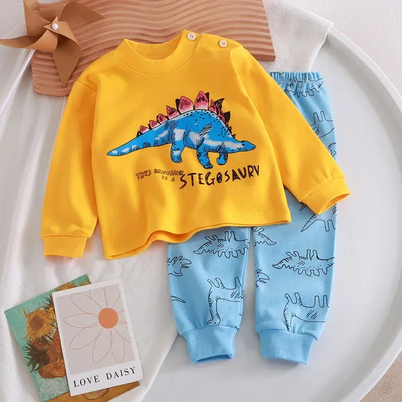 Kids Boys Girls Pajamas Cute Cartoon