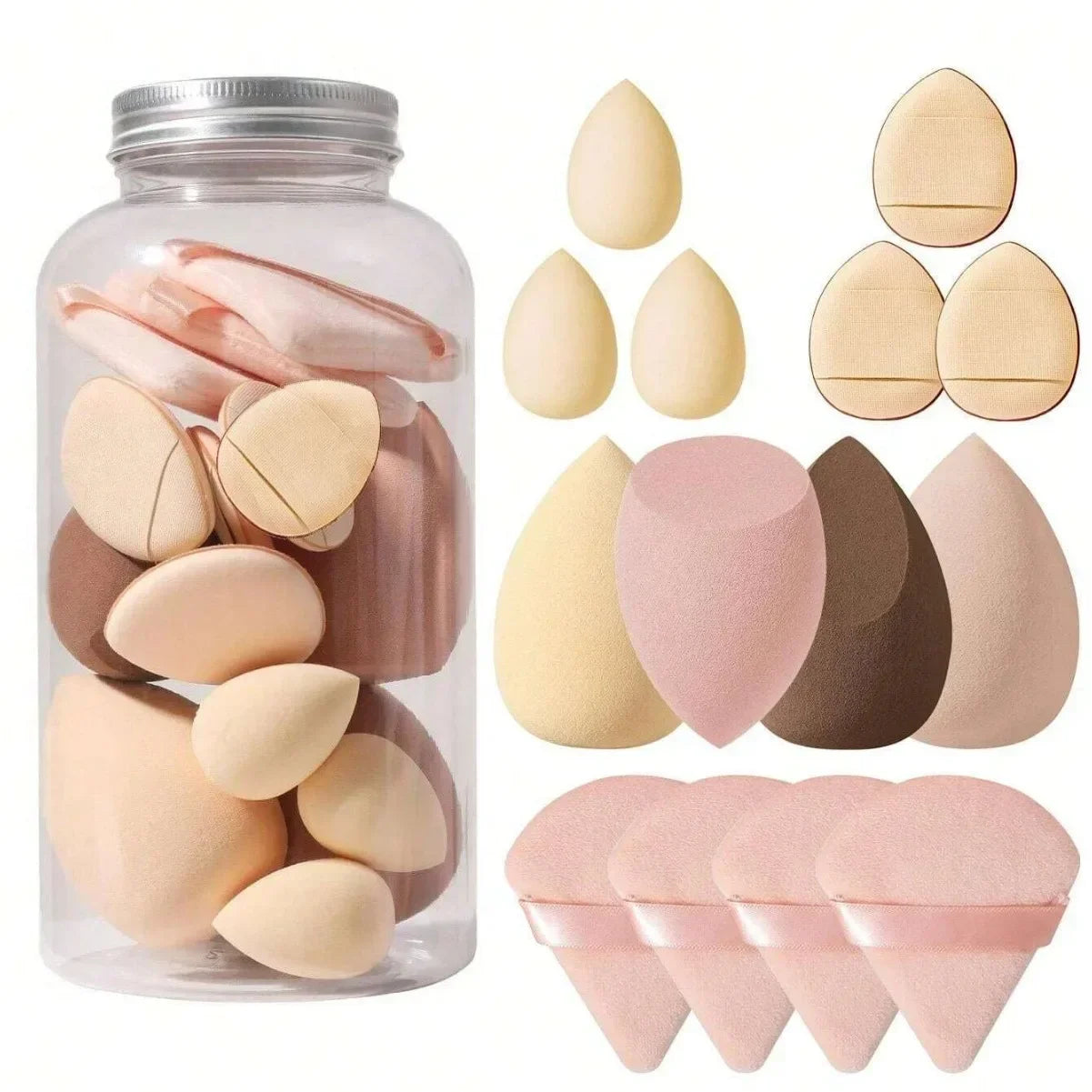 12/14Pcs Makeup Sponge Blender Beauty
