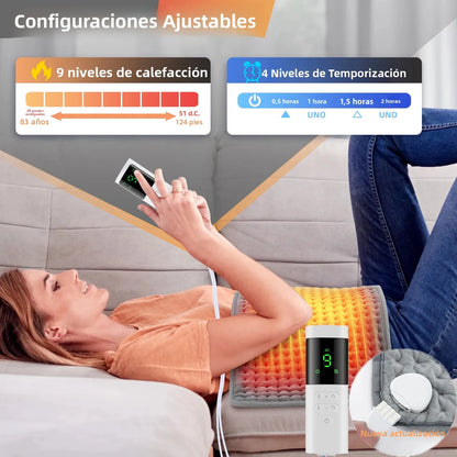 Almohadilla Térmica Eléctrica – Calor Regulable y Relax