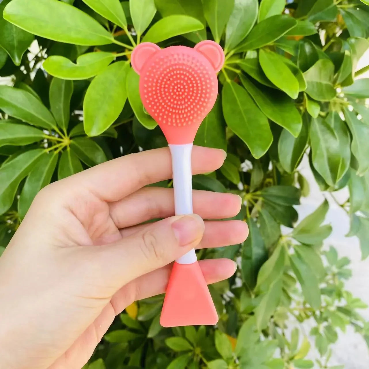 Double Head Facial Mask Brush Silicone