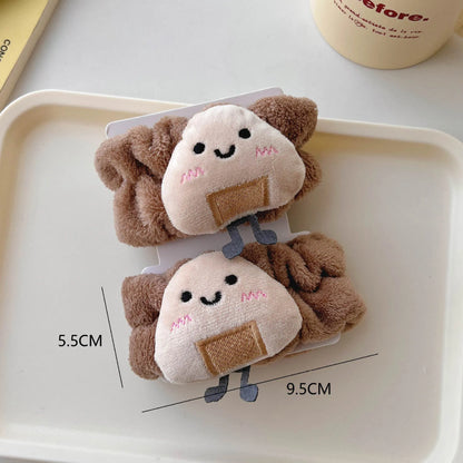 Cute Face Wash Hair Tie Wrist