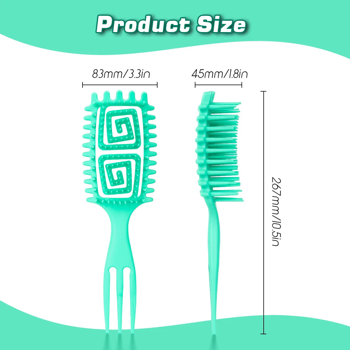 1pcs Curly Hair Brush