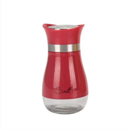 1PC Seasoning Shaker Glass Bottles Spices Storage Barbecue Condiment Jar Salt Pepper Boxes for Kitchen Gadget Tools Organizer