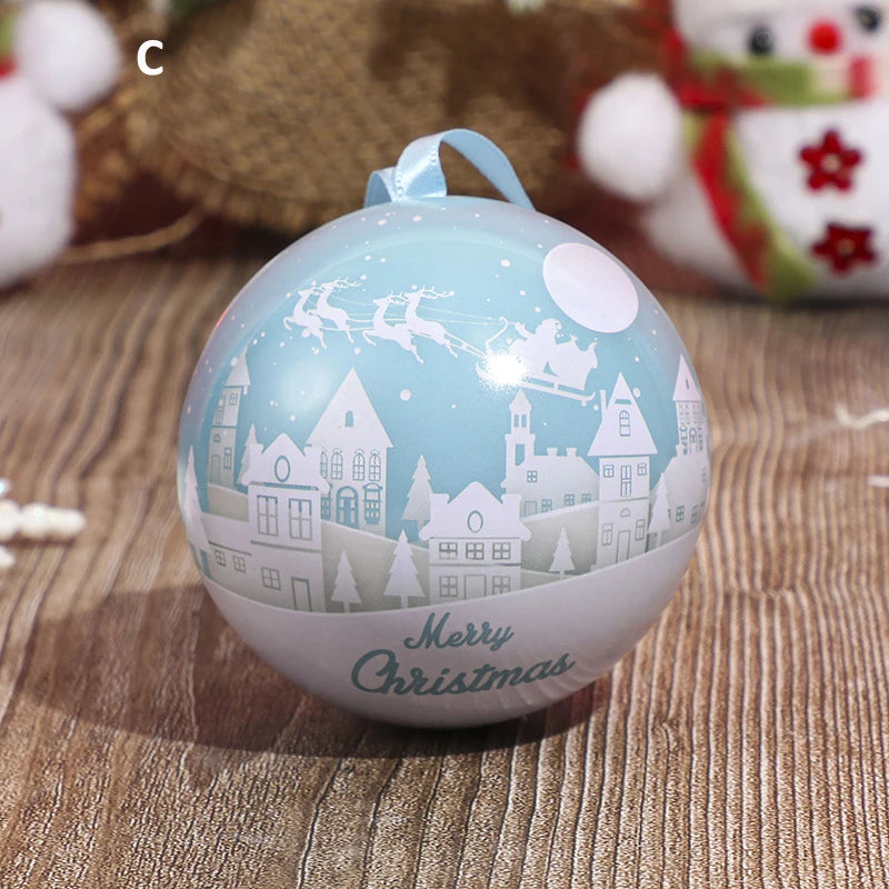 Christmas Round Ball Box