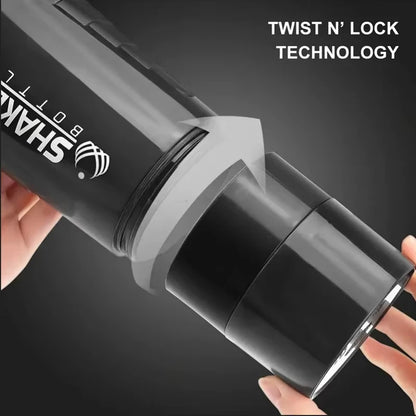 Shaker Bottle With Power Container