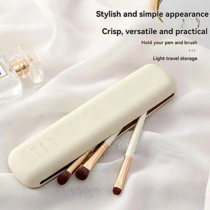 Silicone Brow Pencil Case Makeup Brush