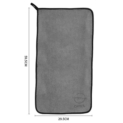 Car Wash Microfiber Towel Auto Emblem