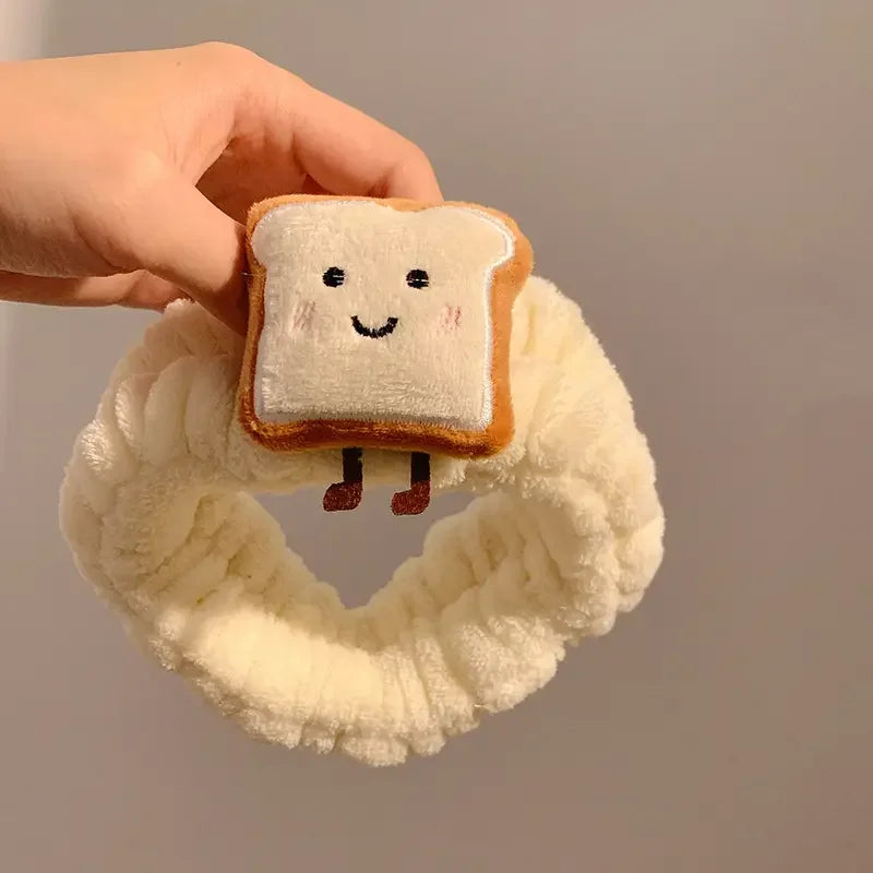 Cute Face Wash Hair Tie Wrist