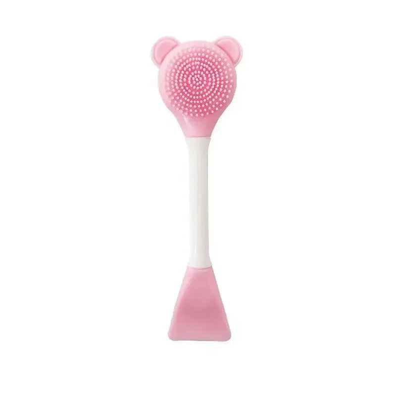 Double Head Facial Mask Brush Silicone