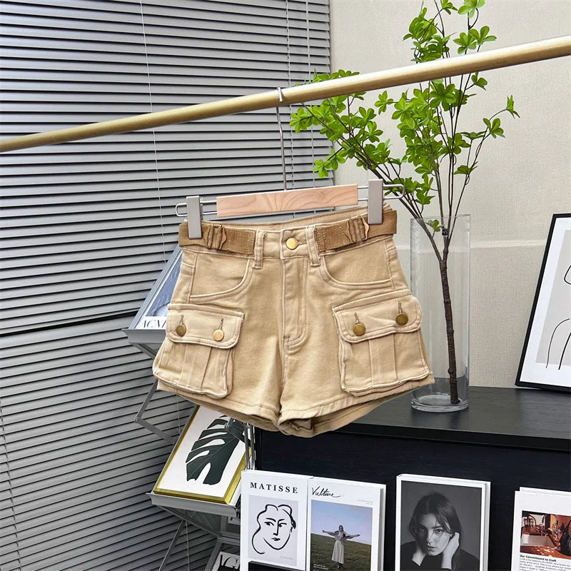 American Retro Workwear Denim Pants