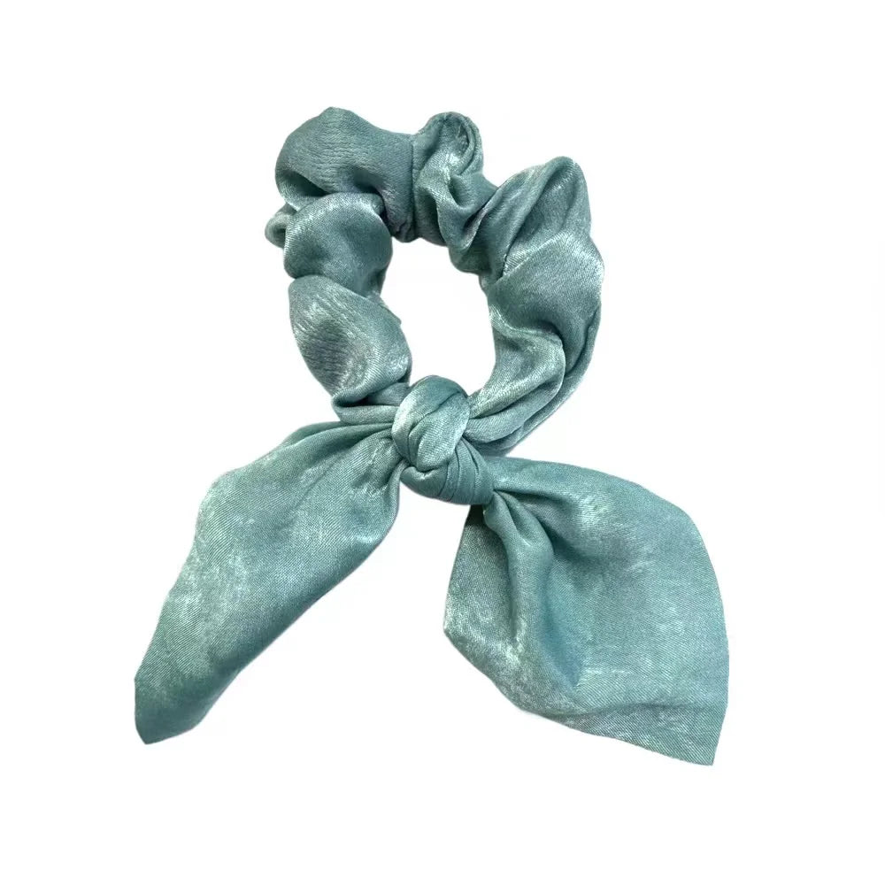 Set de 3 Scrunchies con Lazo – Estampado Floral