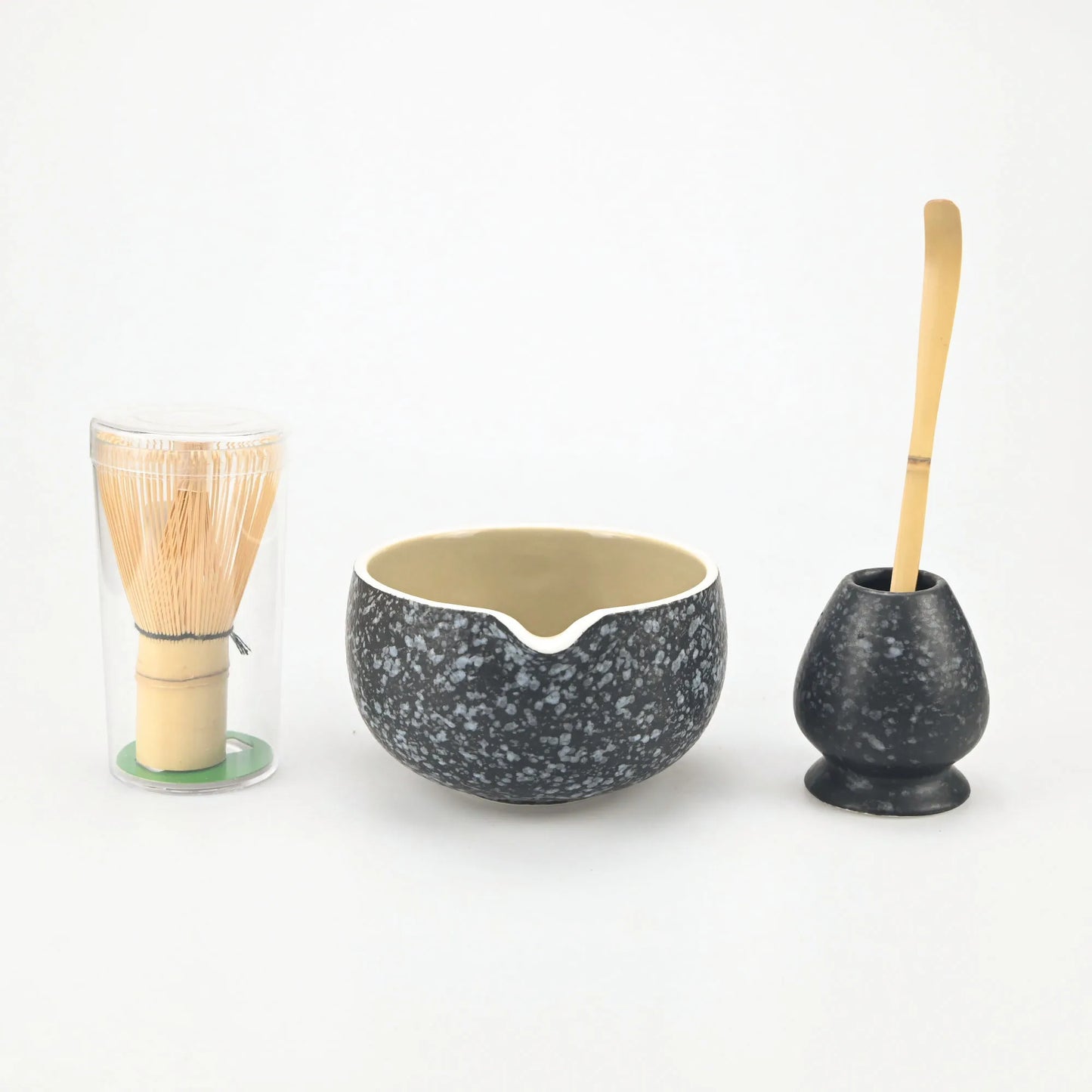 Matcha Whisk Set - Matcha Bowl and Bamboo Matcha Whisk, Tea Strainer, Scoop, Spoon, Sifter, Whisk Holder, Matcha Making Kit For