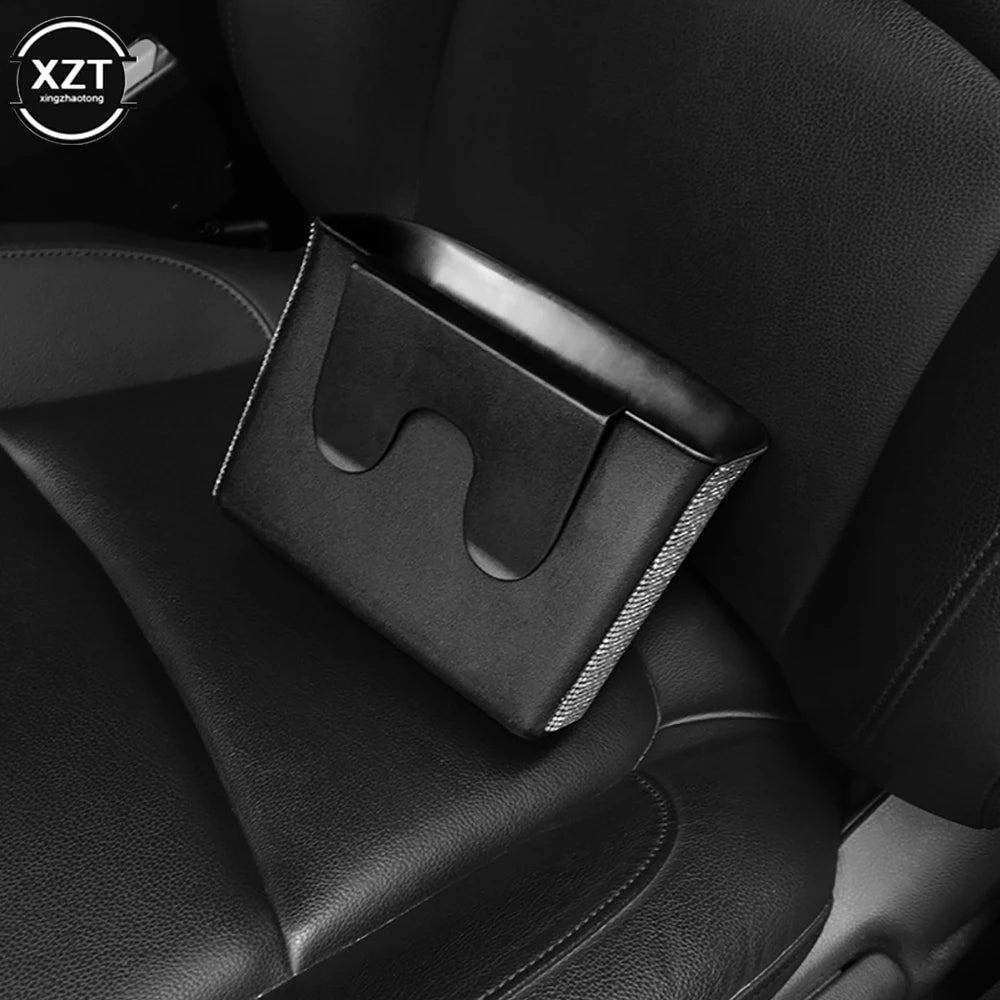 Papelera de Coche Cuadrada con Tapa de Presión