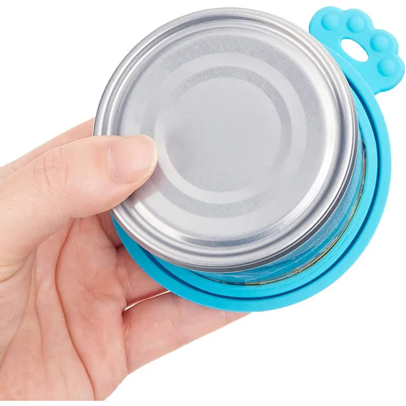 3 In 1 Reusable Pet Food Can Silicone