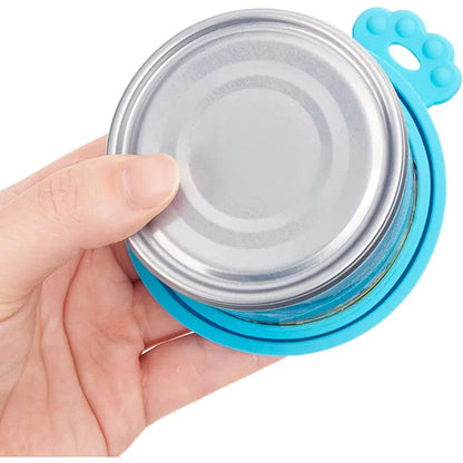 3 In 1 Reusable Pet Food Can Silicone
