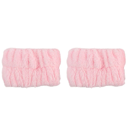 Coral Velvet Facial High-Elastic Makeup Hairband Face Wash Wristband