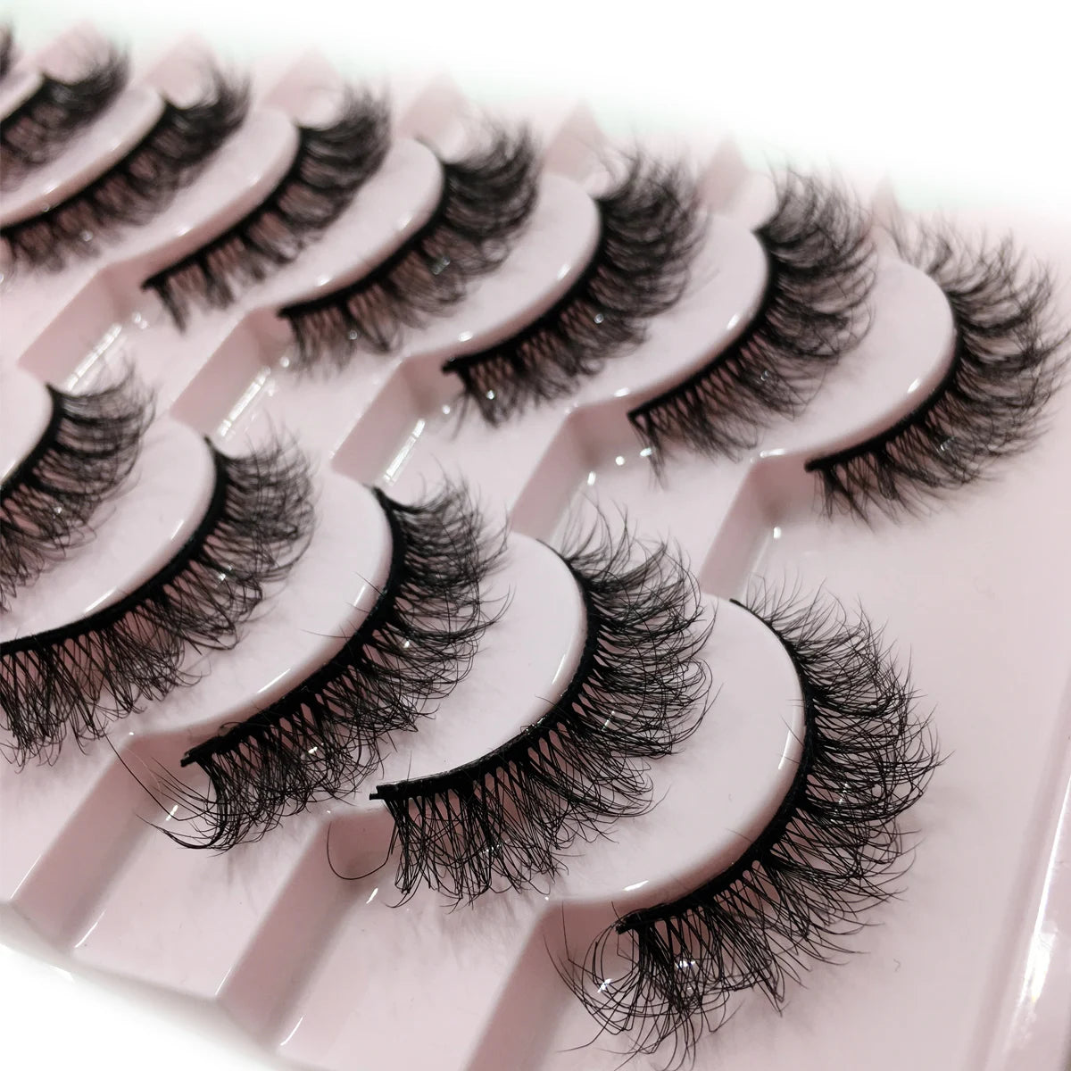 New 10 Pairs 3D Mink Eyelashes