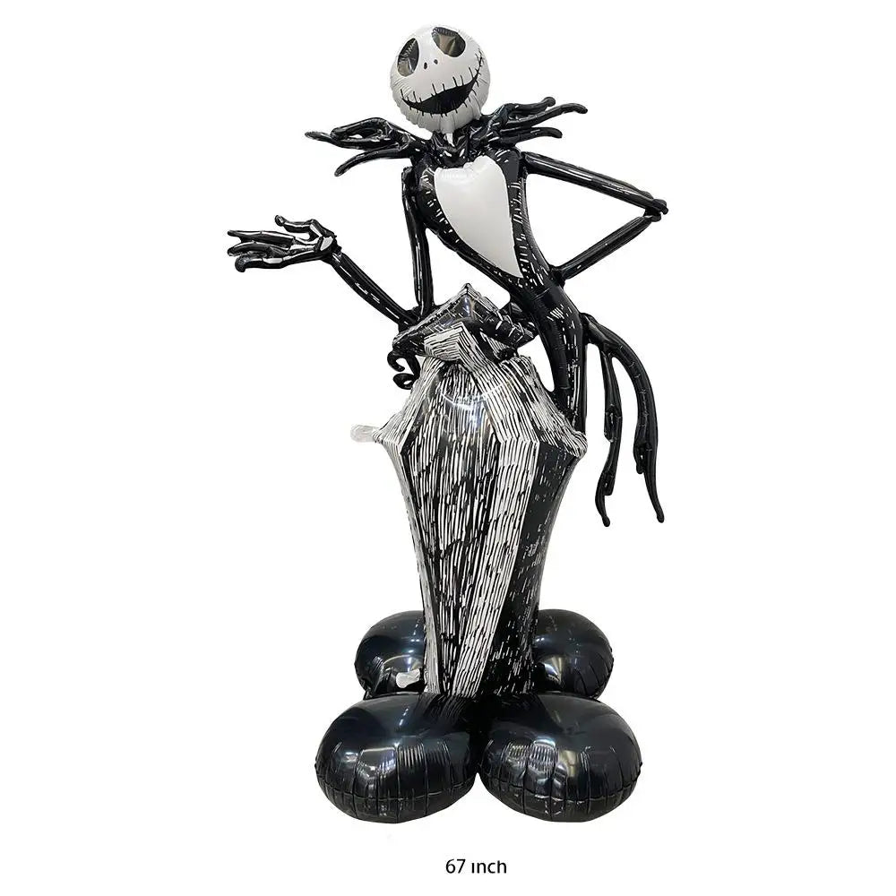 Hot Halloween Balloon Decoration Standing Hummy Pumpkin Ghost Witch Halloween Party Large Foil Balloon Inflatable Door Tree Deco