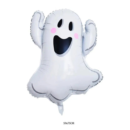 Hot Halloween Balloon Decoration Standing Hummy Pumpkin Ghost Witch Halloween Party Large Foil Balloon Inflatable Door Tree Deco