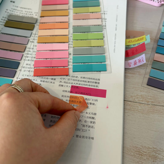 240Sheets/Set Transparent Sticky Notes