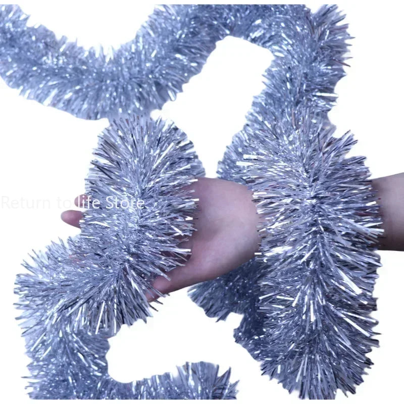 3 pcs Christmas Tinsel Garland Shiny