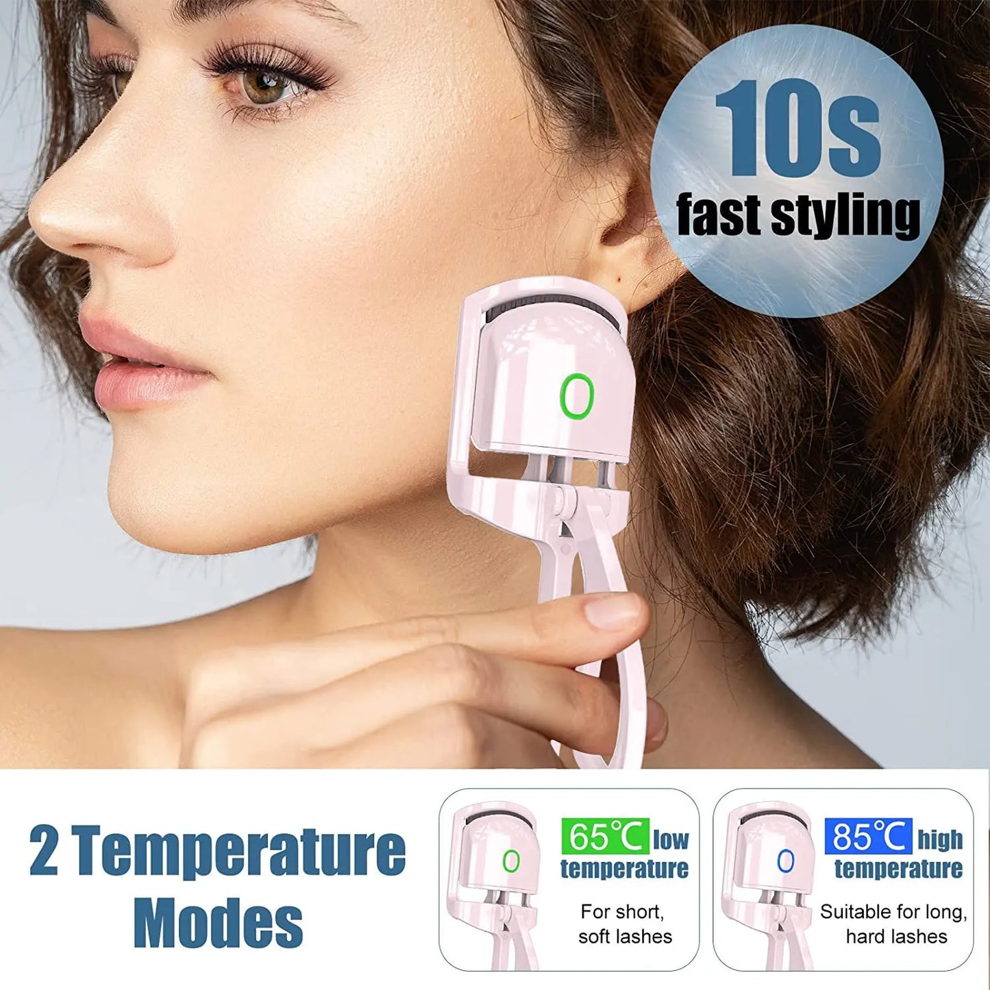 Electric Heated Eyelash Curler USB
