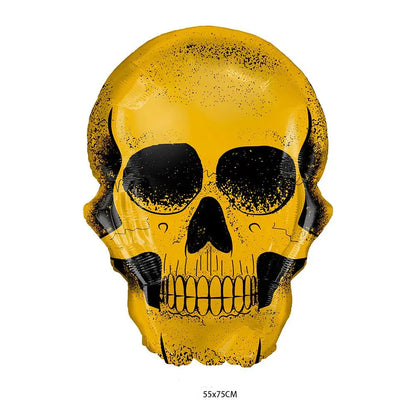 Hot Halloween Balloon Decoration Standing Hummy Pumpkin Ghost Witch Halloween Party Large Foil Balloon Inflatable Door Tree Deco