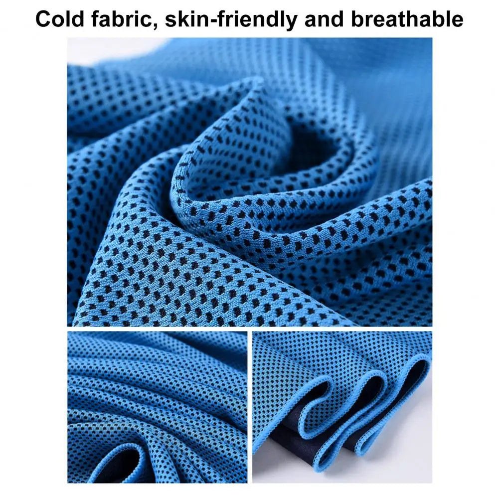 Fitness Towel Bottled Quick-dry Anti-fade Polyester Cooling Microfiber Breathable Gym Towel For Women Sports Gift