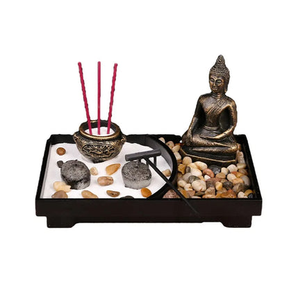 Buddha Statues and Table Candle Holder