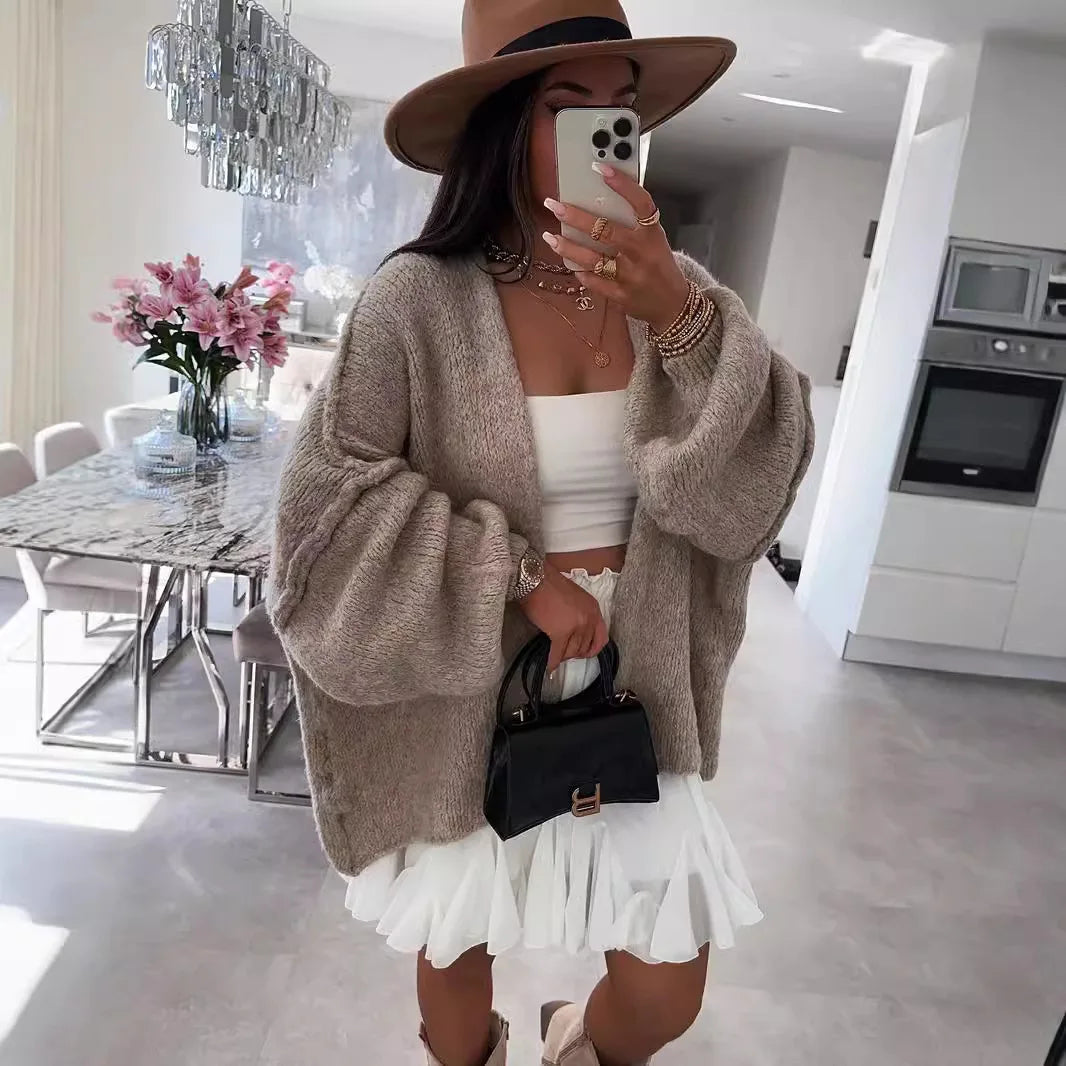 Winter Casual Knitted Sweater Cardigan