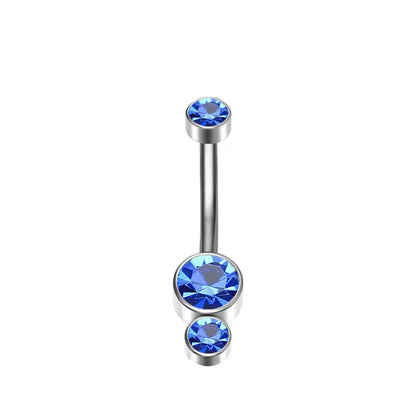 ASTM F136 Titanium 16G Belly Button Rings Internally Thread Round Piercings Ombligo Piercings Navel Ring Body Jewelry For Women