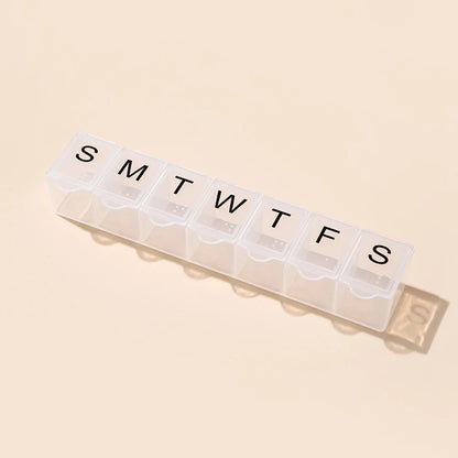 1 PC 7 Days Weekly Pill box