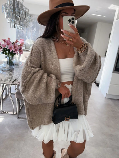 Winter Casual Knitted Sweater Cardigan