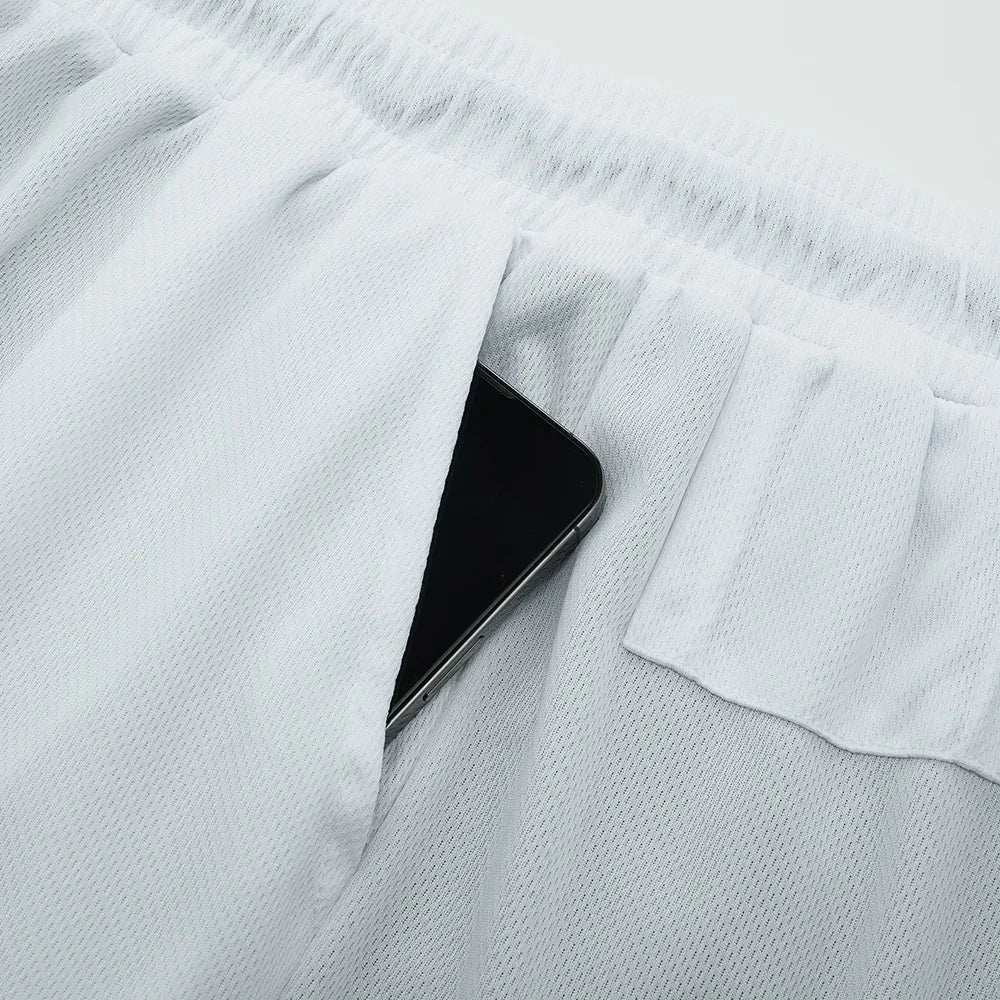 Shorts de running para hombre 2 en 1 de doble capa