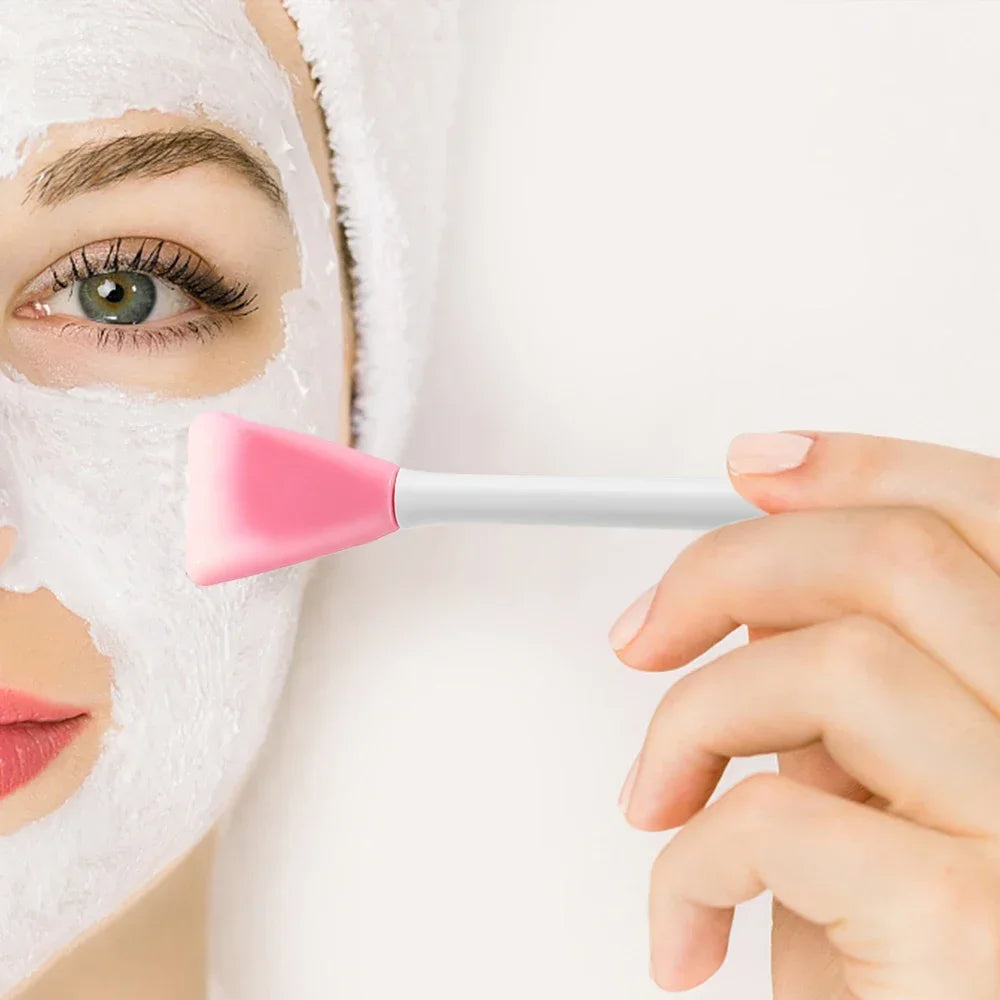 Double Head Facial Mask Brush Silicone
