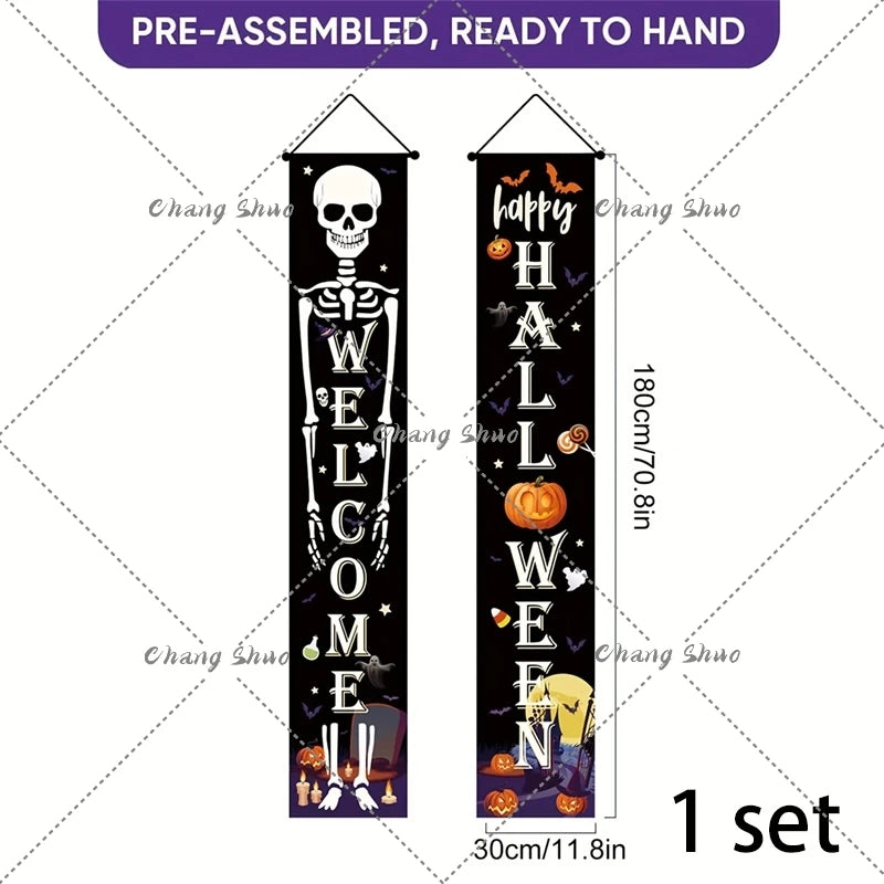 Halloween Hanging Door Curtain Banner
