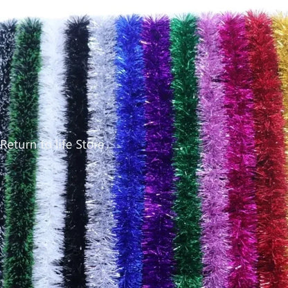 3 pcs Christmas Tinsel Garland Shiny