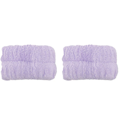 Coral Velvet Facial High-Elastic Makeup Hairband Face Wash Wristband