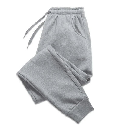 Autumn and Winter Casual Jogging Pants Fleece Sweatpants for Soft and Comfortable Workout