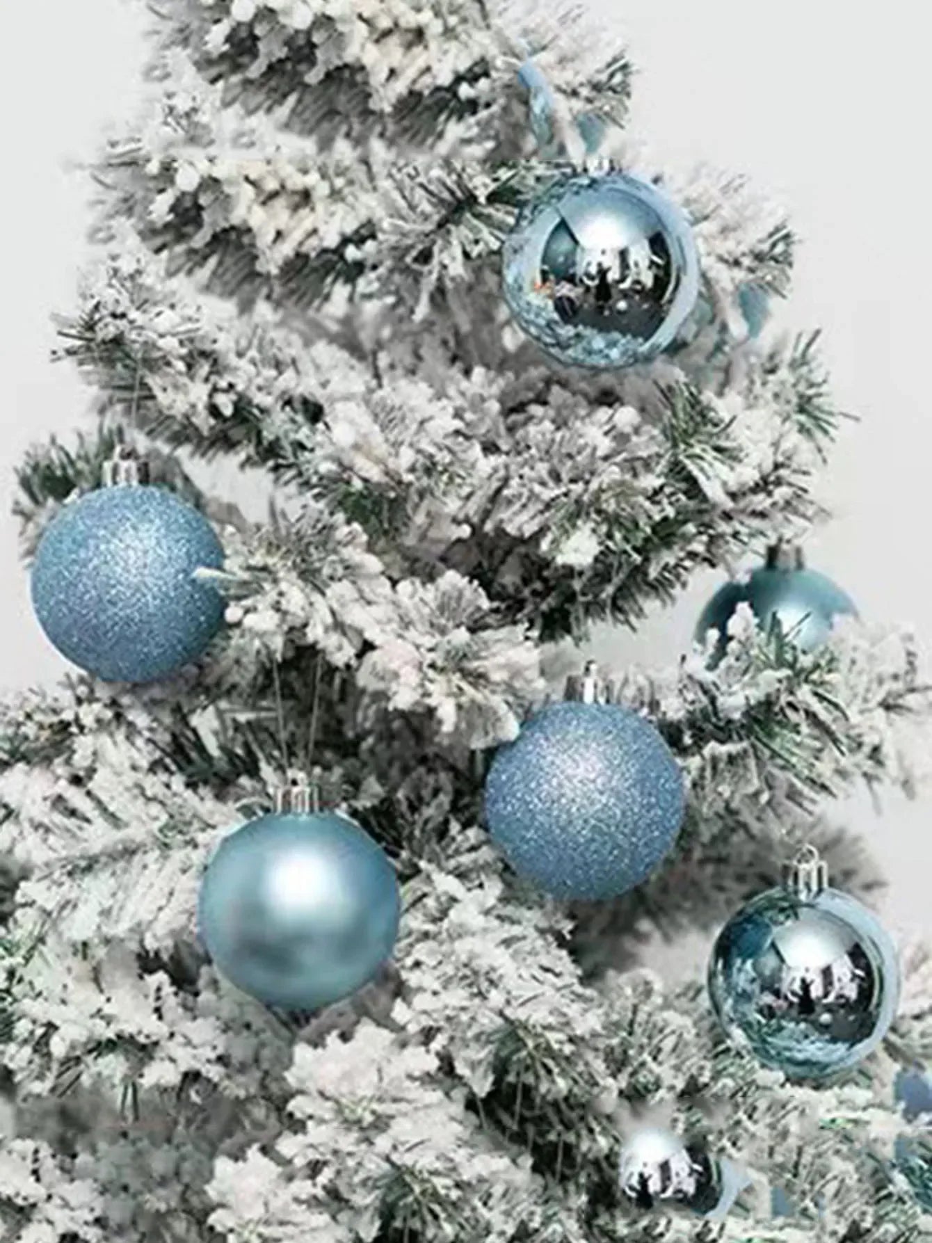24pcs Christmas ball decorations Christmas Holiday party House decoration ball Christmas tree red ball pendant